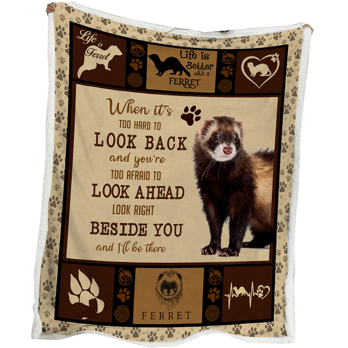 Soft Warm Ferret Blanket