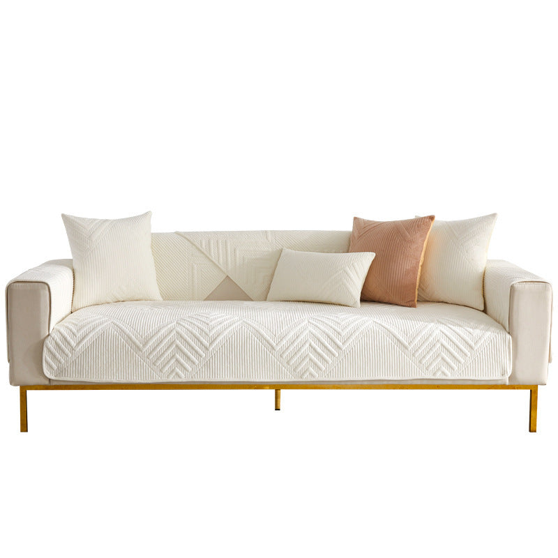 Sofa Cushion Winter Thickened Fleece Light Luxury Modern