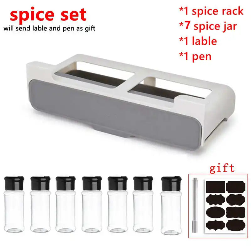 Wall Mounted Kitchen Spice Rack