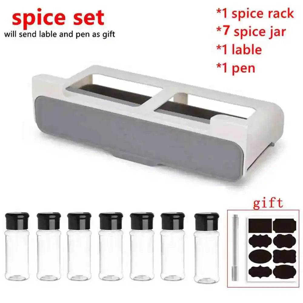 Wall Mounted Kitchen Spice Rack