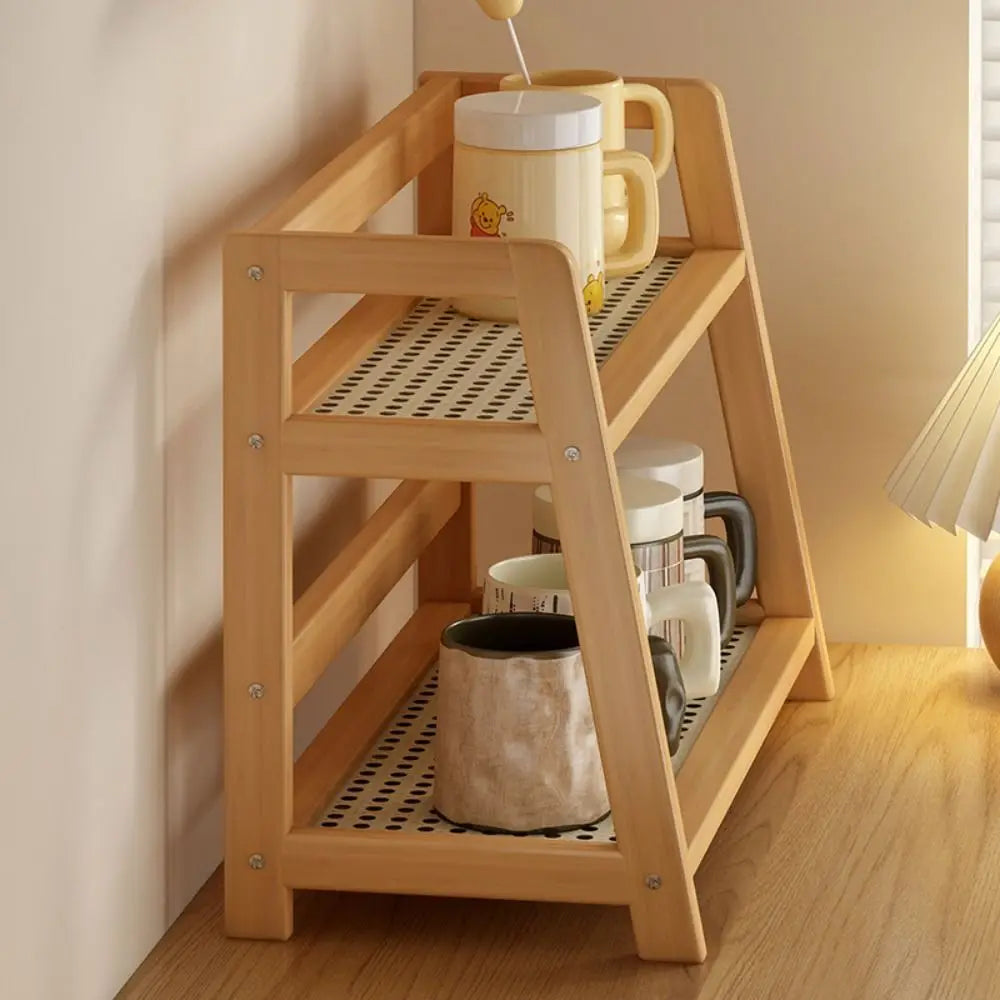 Wooden Storage Shelf