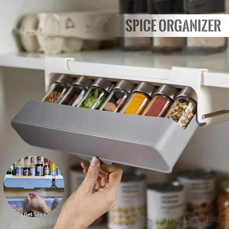 Wall Mounted Kitchen Spice Rack