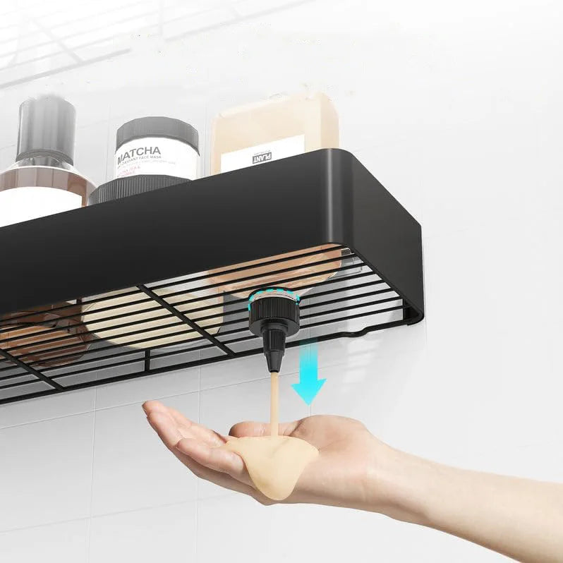Premium Black Shower Shelf