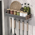 New Kitchen Storage Rack Seasoning Rack Wall-Mounted Condiment Multi-Functional Household kitchen organizer Storage Rack