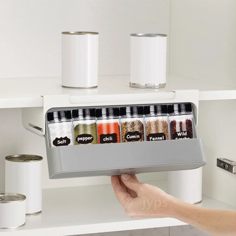 Wall Mounted Kitchen Spice Rack