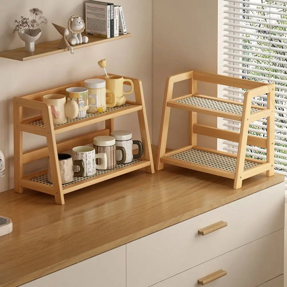 Wooden Storage Shelf