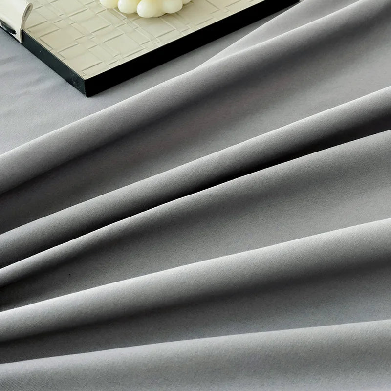 1 pc Bed Flat Sheet for Double Bed Plain Solid Color Top Sheets Single/Queen/King Flat Bedsheets Soft Home Bed Linen Sheets