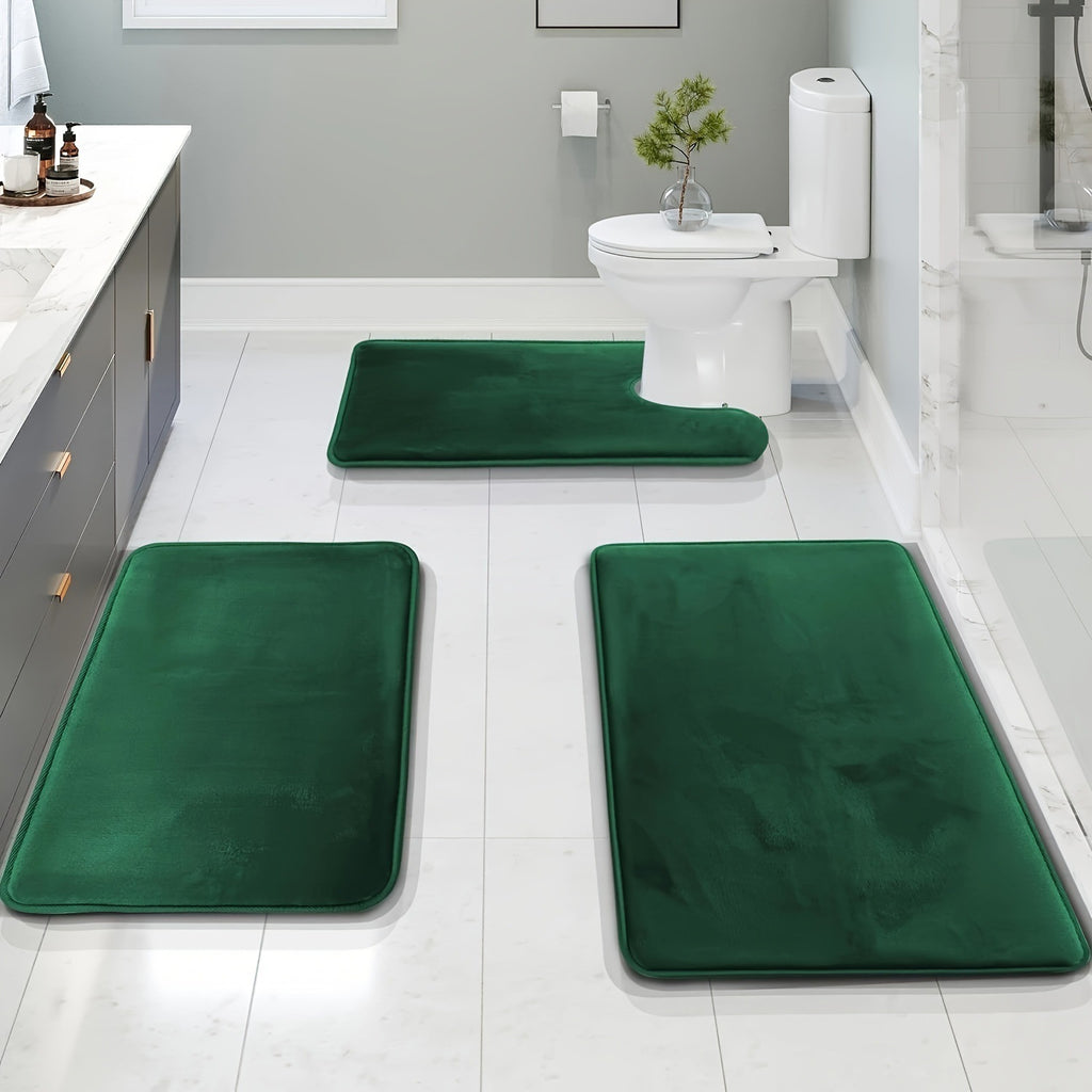 Three-piece Toilet Set Bathroom Mats
